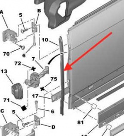 SP 9023VC - Door Seal RH